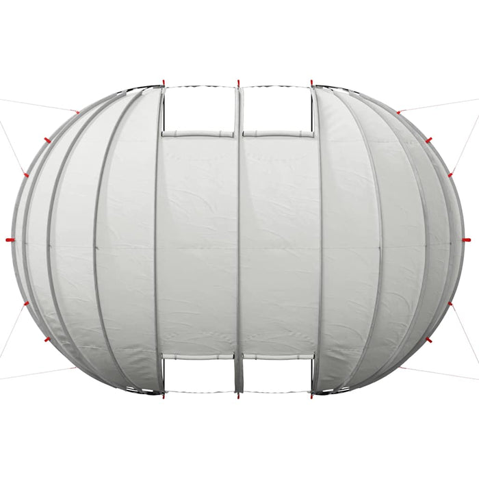 Tenda da piscina a cupola Grigio 538 x 440 x 204 cm 42001138