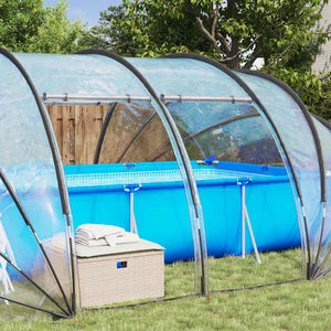 Tenda da piscina a cupola Trasparente 538 x 440 x 204 cm PVC 42001139