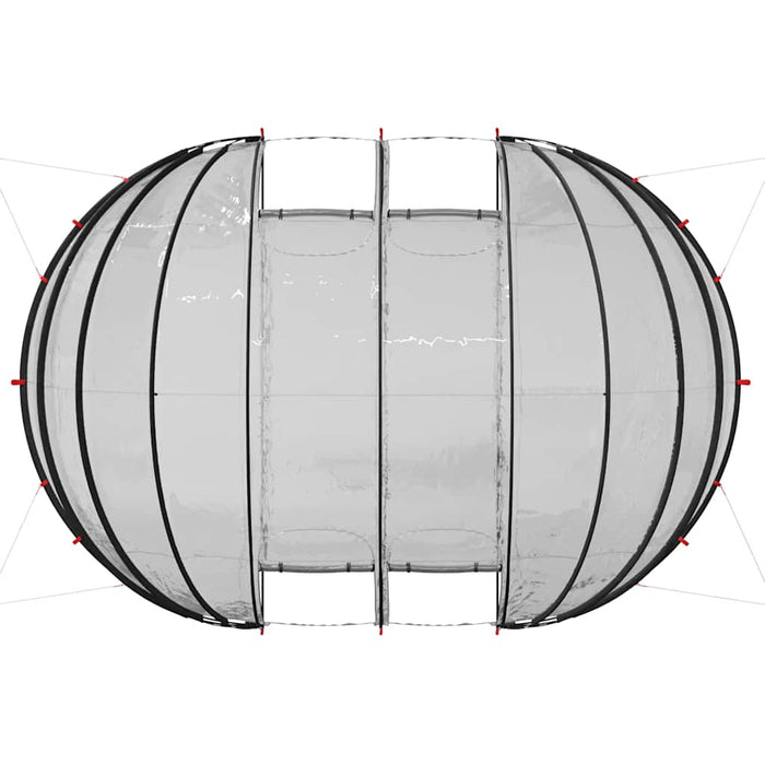 Tenda da piscina a cupola Trasparente 538 x 440 x 204 cm PVC 42001139