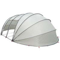Tenda da piscina a cupola Grigio 640 x 432 x 205 cm 42001143