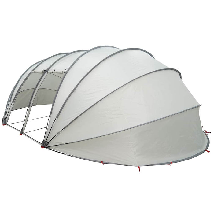 Tenda da piscina a cupola Grigio 640 x 432 x 205 cm 42001143