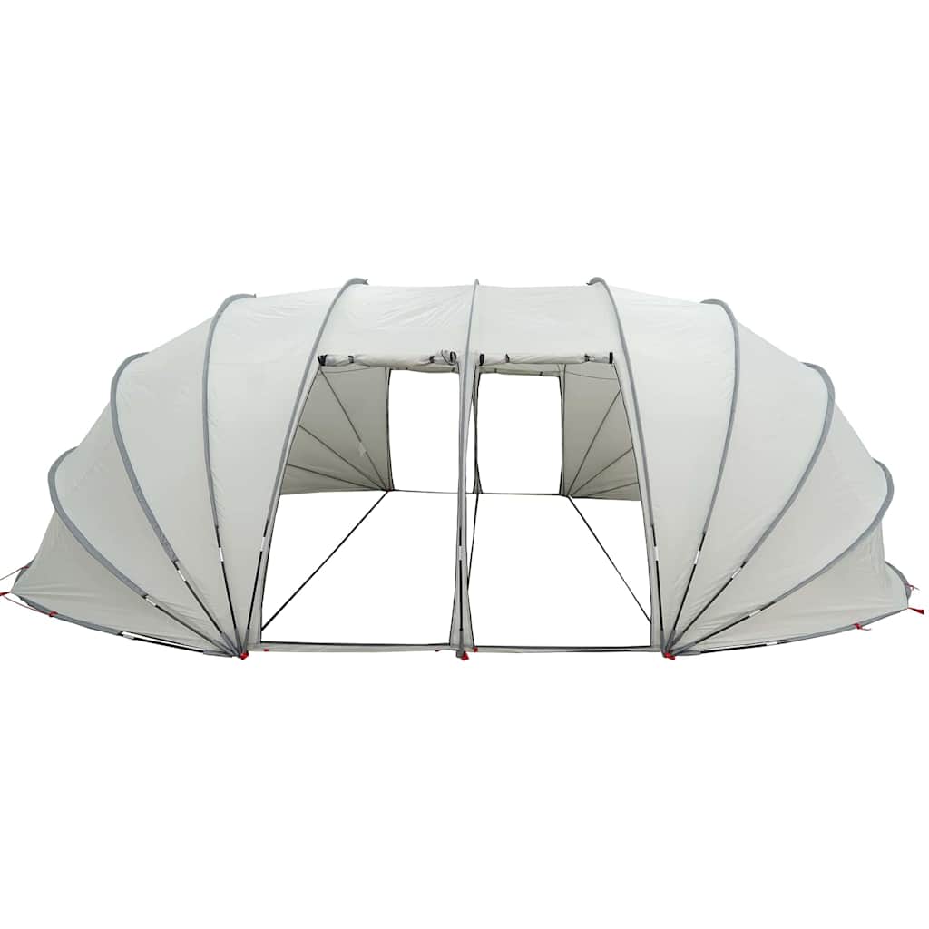 Tenda da piscina a cupola Grigio 640 x 432 x 205 cm 42001143