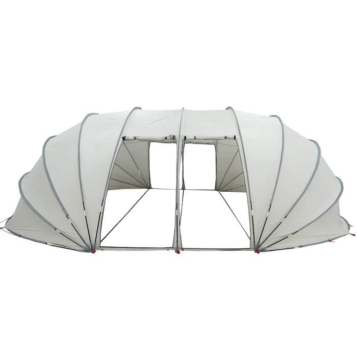 Tenda da piscina a cupola Grigio 640 x 432 x 205 cm 42001143