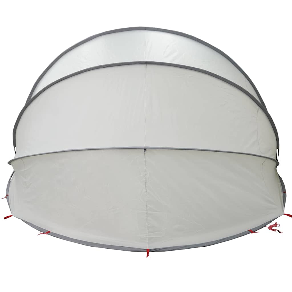 Tenda da piscina a cupola Grigio 640 x 432 x 205 cm 42001143