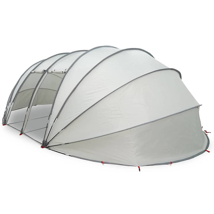 Tenda da piscina a cupola Grigio 640 x 432 x 205 cm 42001143