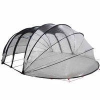 Tenda da piscina a cupola Trasparente 640 x 432 x 205 cm PVC 42001144