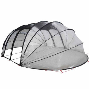 Tenda da piscina a cupola Trasparente 640 x 432 x 205 cm PVC 42001144