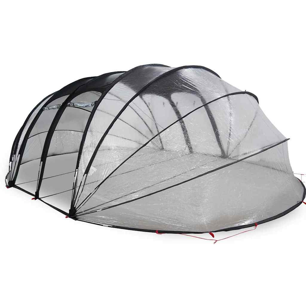 Tenda da piscina a cupola Trasparente 640 x 432 x 205 cm PVC 42001144