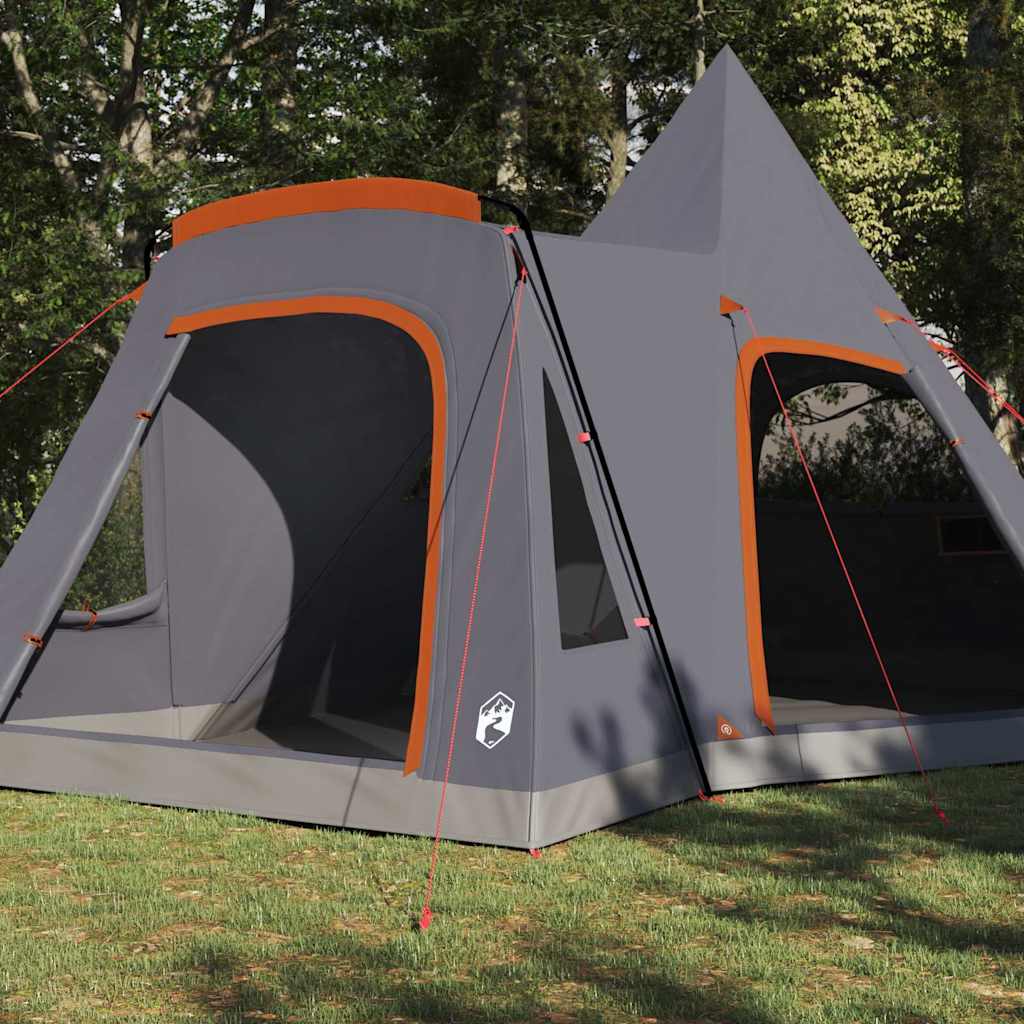 Tenda Teepee con tetto Grigio e arancione 545 x 450 x 295 cm 42004001
