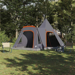 Tenda Teepee con tetto Grigio e arancione 545 x 450 x 295 cm 42004001