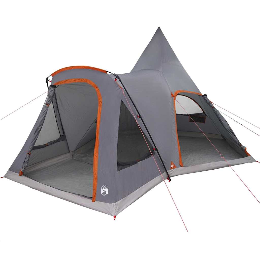 Tenda Teepee con tetto Grigio e arancione 545 x 450 x 295 cm 42004001