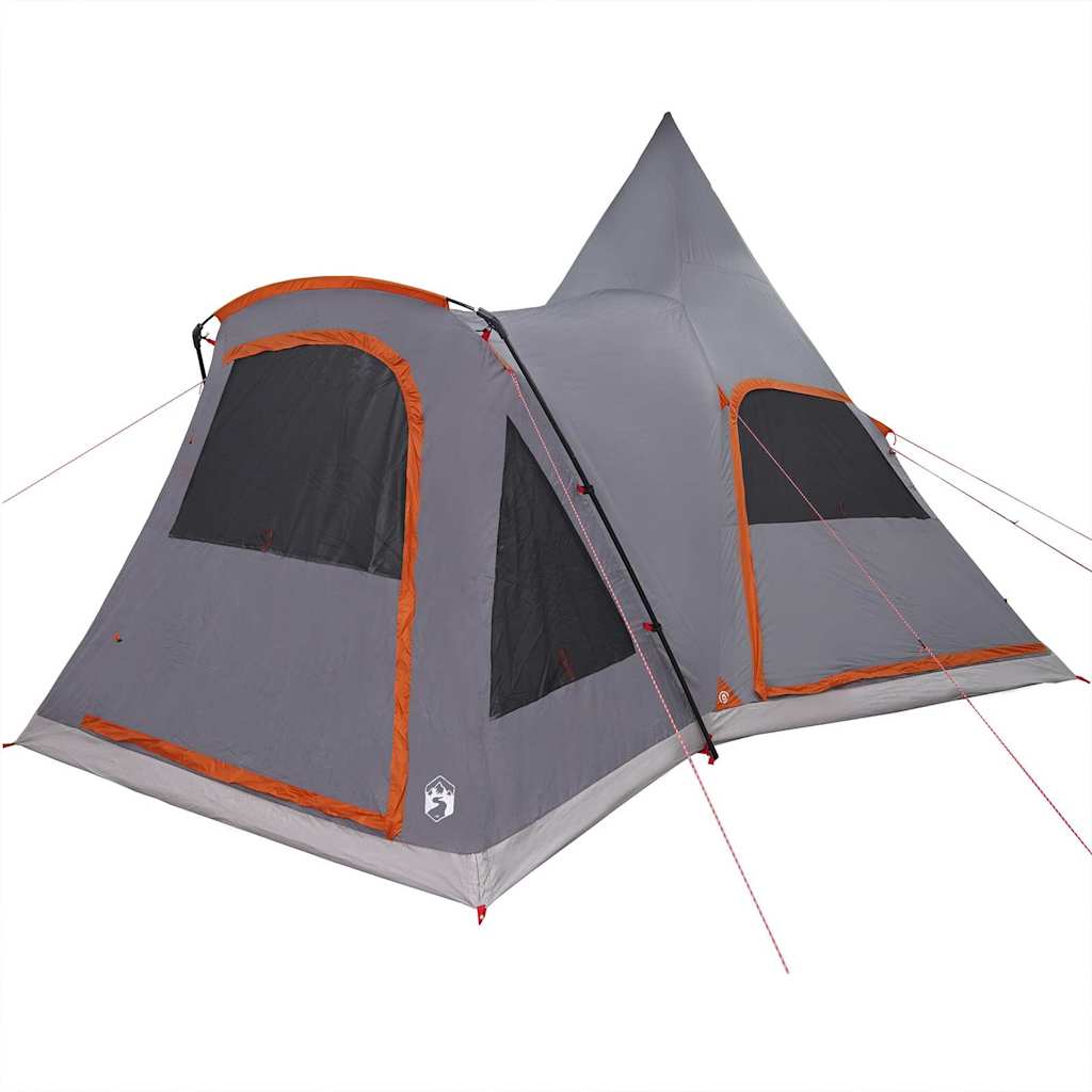 Tenda Teepee con tetto Grigio e arancione 545 x 450 x 295 cm 42004001