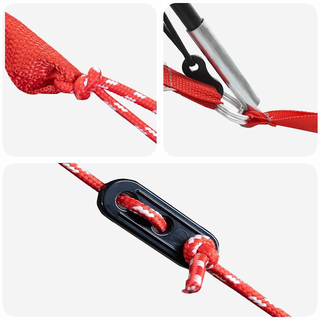 Tenda a tunnel con tetto Grigio e arancione 710 x 460 x 245 cm 42004004