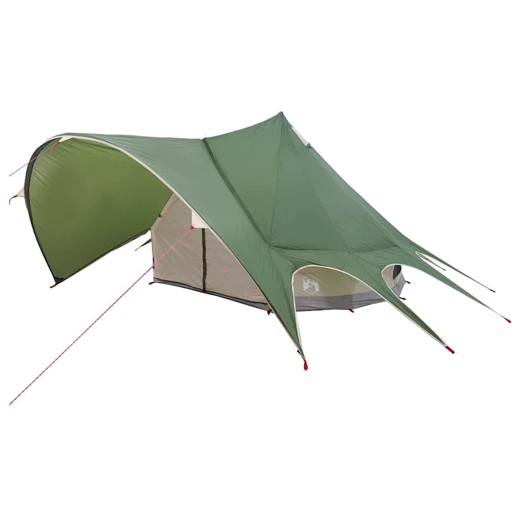 Tenda Teepee con tetto Verde e Grigio 600 x 600 x 347 cm 42004008