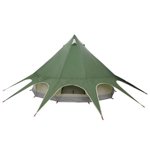 Tenda Teepee con tetto Verde e Grigio 600 x 600 x 347 cm 42004008
