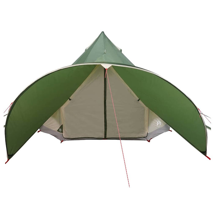 Tenda Teepee con tetto Verde e Grigio 600 x 600 x 347 cm 42004008