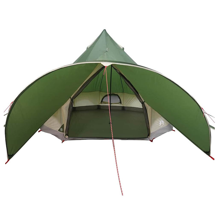 Tenda Teepee con tetto Verde e Grigio 600 x 600 x 347 cm 42004008