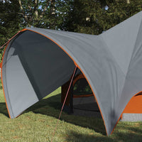 Tenda Teepee con tetto Grigio e arancione 600 x 600 x 347 cm 42004010