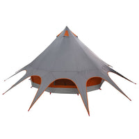 Tenda Teepee con tetto Grigio e arancione 600 x 600 x 347 cm 42004010