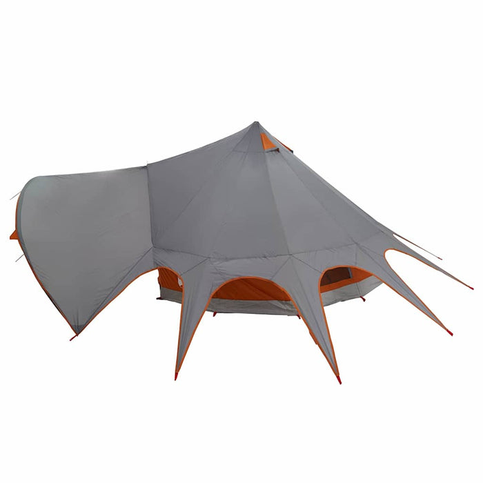 Tenda Teepee con tetto Grigio e arancione 600 x 600 x 347 cm 42004010