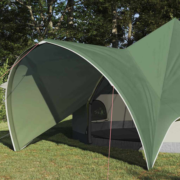 Tenda Teepee con tetto Verde e Grigio 600 x 600 x 347 cm 42004011