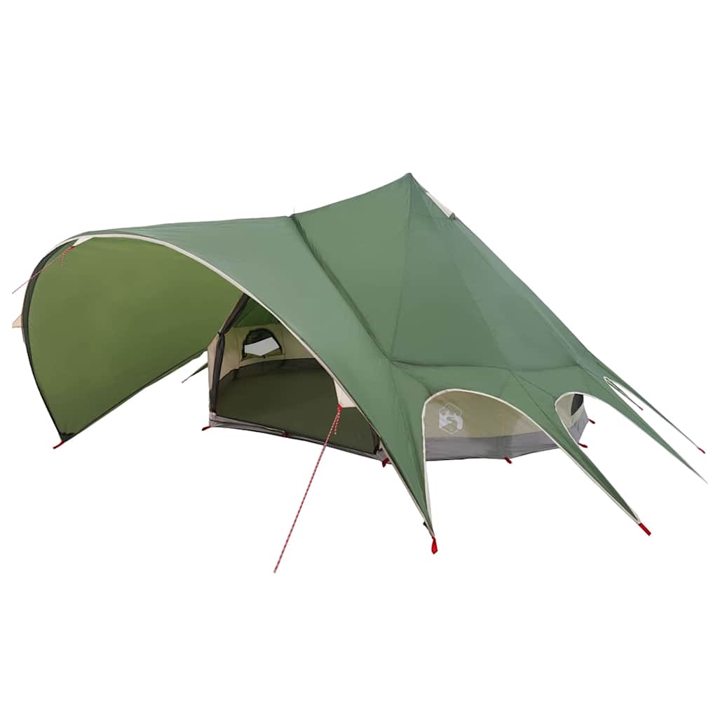 Tenda Teepee con tetto Verde e Grigio 600 x 600 x 347 cm 42004011