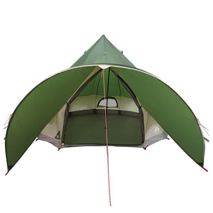 Tenda Teepee con tetto Verde e Grigio 600 x 600 x 347 cm 42004011
