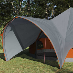 Tenda Teepee con tetto Grigio e arancione 600 x 600 x 347 cm 42004013