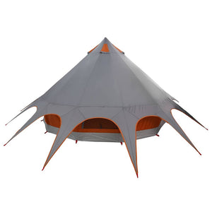 Tenda Teepee con tetto Grigio e arancione 600 x 600 x 347 cm 42004013