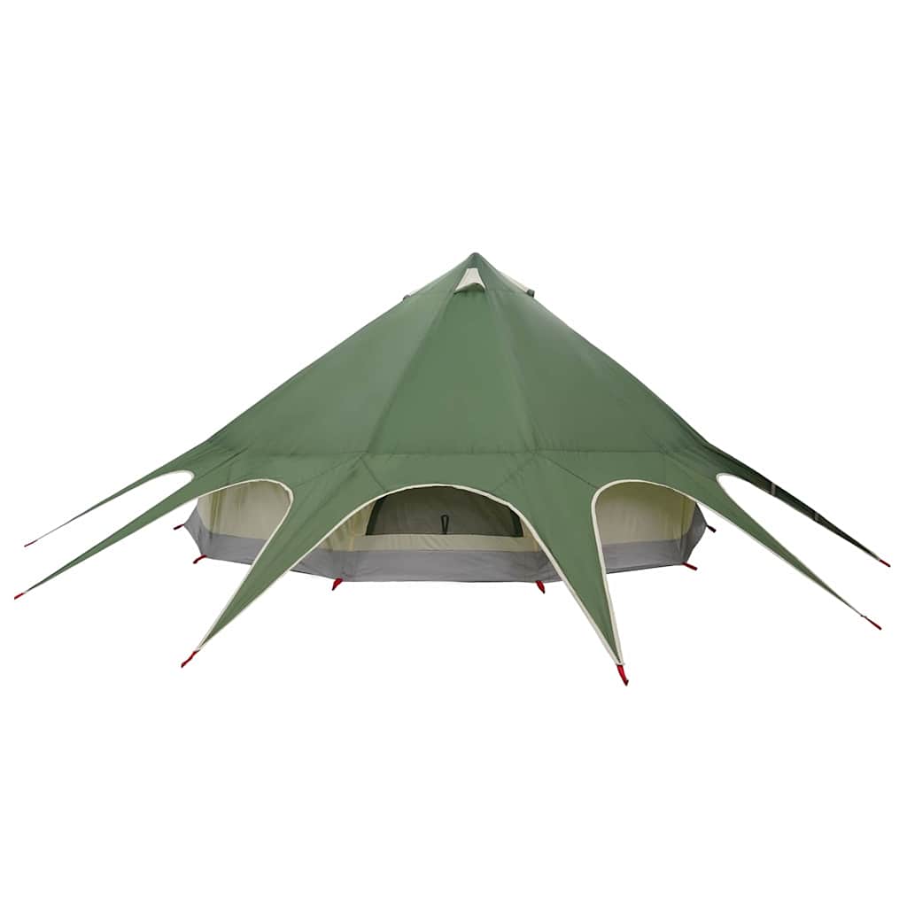 Tenda Teepee con tetto Verde e Grigio 600 x 600 x 347 cm 42004014
