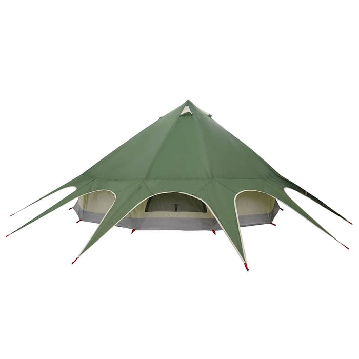Tenda Teepee con tetto Verde e Grigio 600 x 600 x 347 cm 42004014