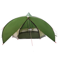 Tenda Teepee con tetto Verde e Grigio 600 x 600 x 347 cm 42004014