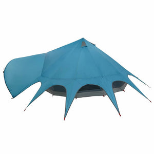 Tenda Teepee con tetto Blu e Grigio 600 x 600 x 347 cm 42004015