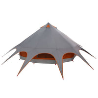 Tenda Teepee con tetto Grigio e arancione 600 x 600 x 347 cm 42004016