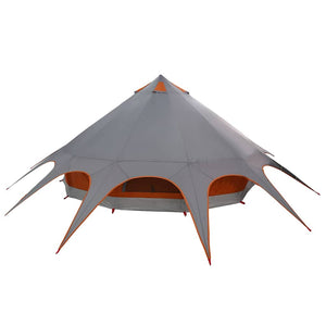 Tenda Teepee con tetto Grigio e arancione 600 x 600 x 347 cm 42004016