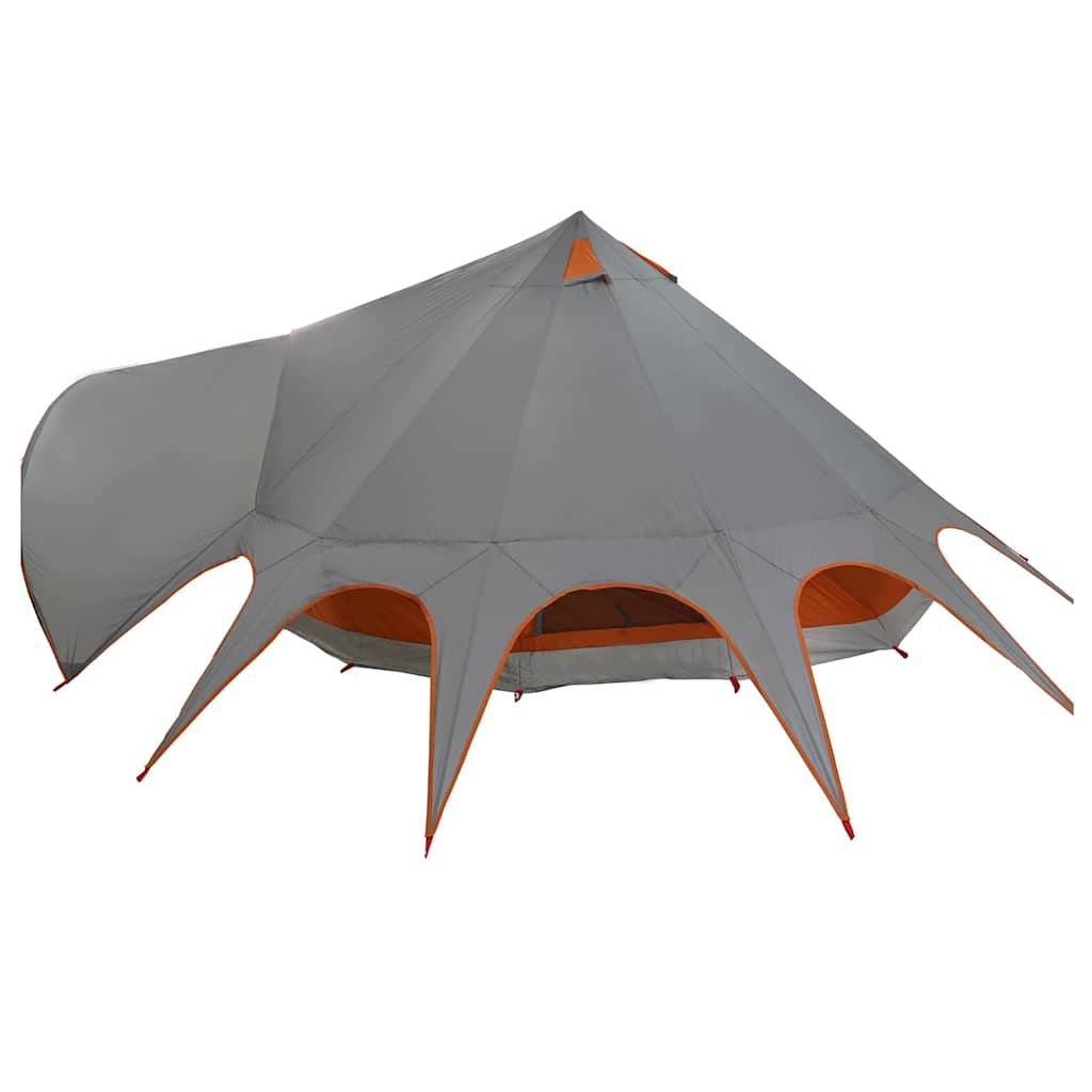 Tenda Teepee con tetto Grigio e arancione 600 x 600 x 347 cm 42004016