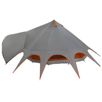Tenda Teepee con tetto Grigio e arancione 600 x 600 x 347 cm 42004016