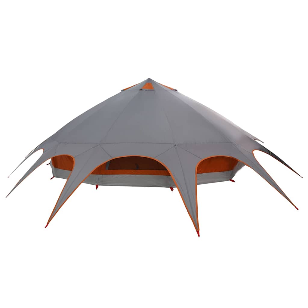 Tenda Teepee con tetto Grigio e arancione 600 x 600 x 347 cm 42004019