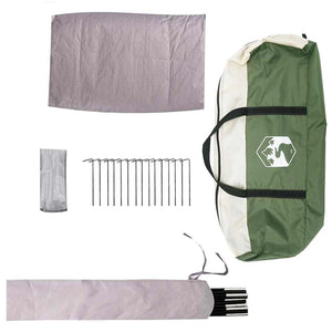 Tenda a Cupola con tetto Verde 505 x 450 x 248 cm 42004020