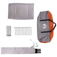 Tenda a Cupola con tetto Grigio e arancione 505 x 450 x 248 cm 42004022