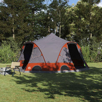 Tenda a Cupola con tetto Grigio e arancione 505 x 450 x 248 cm 42004022