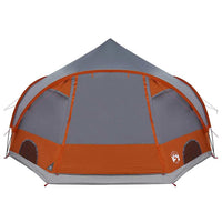 Tenda a Cupola con tetto Grigio e arancione 505 x 450 x 248 cm 42004022