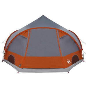 Tenda a Cupola con tetto Grigio e arancione 505 x 450 x 248 cm 42004022