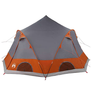 Tenda a Cupola con tetto Grigio e arancione 505 x 450 x 248 cm 42004022