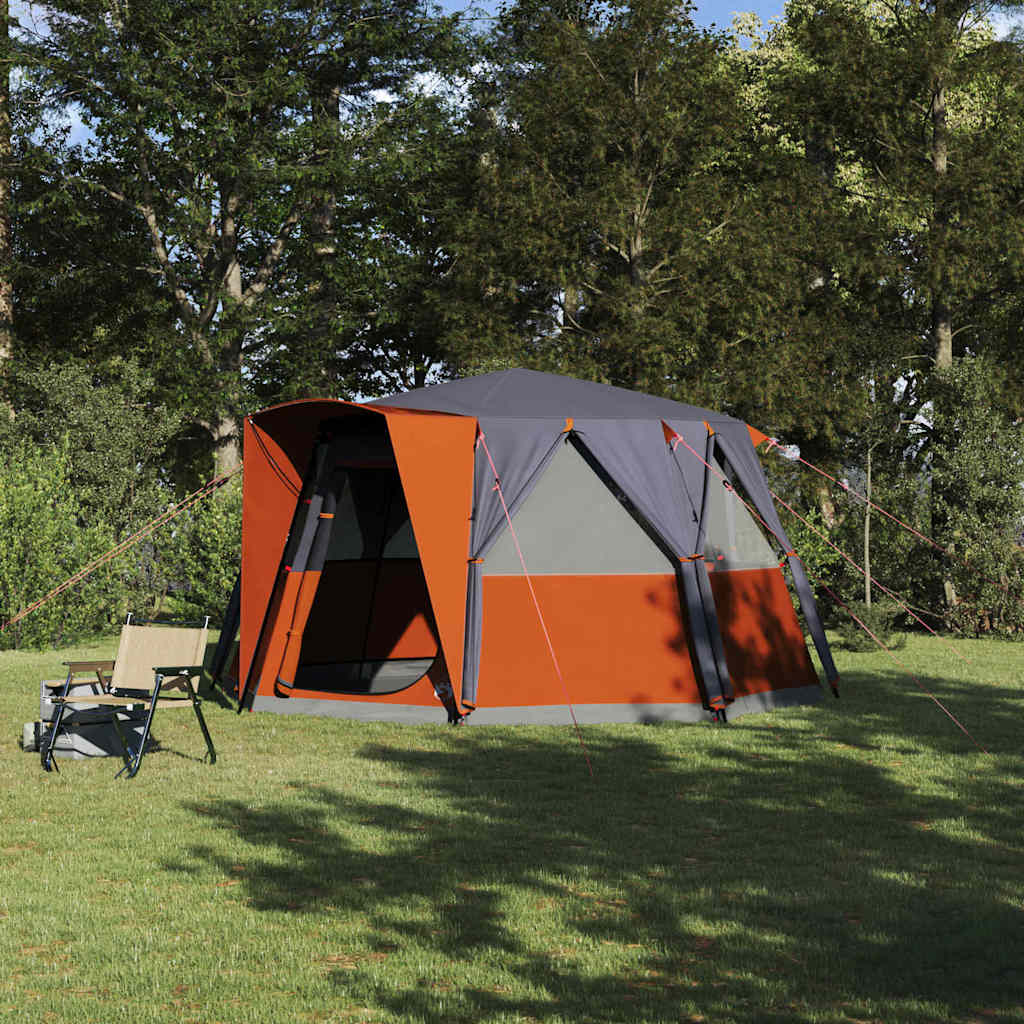 Tenda Capanna con tetto Grigio e arancione 425 x 396 x 222 cm 42004025