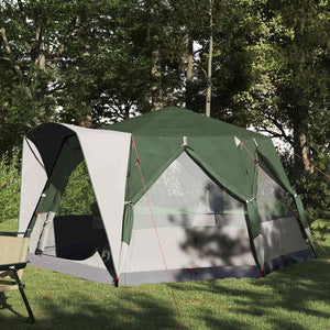 Tenda Capanna con tetto Verde e Bianco 333 x 317 x 194 cm 42004029