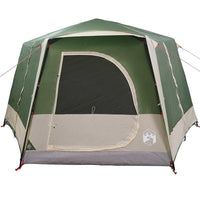 Tenda Capanna con tetto Verde e Bianco 333 x 317 x 194 cm 42004029