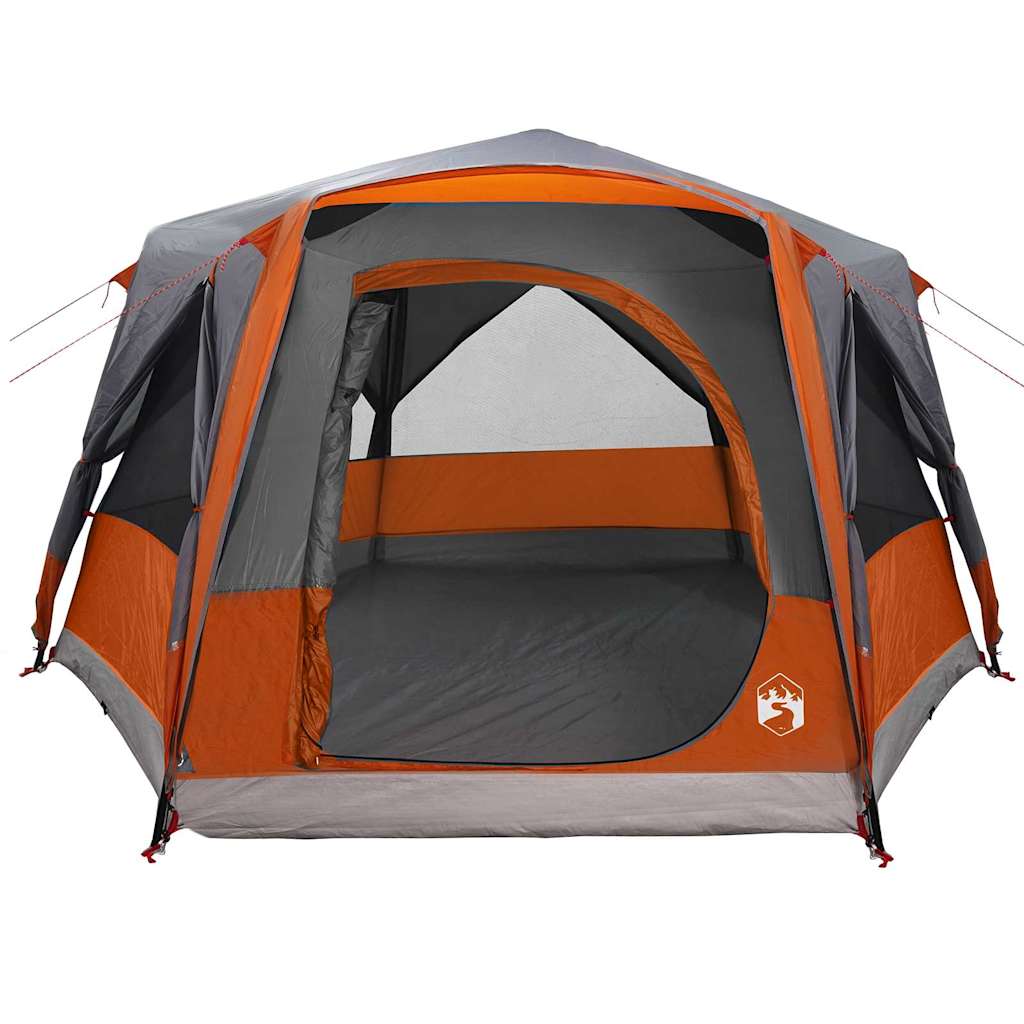 Tenda Capanna con tetto Grigio e arancione 333 x 317 x 194 cm 42004031