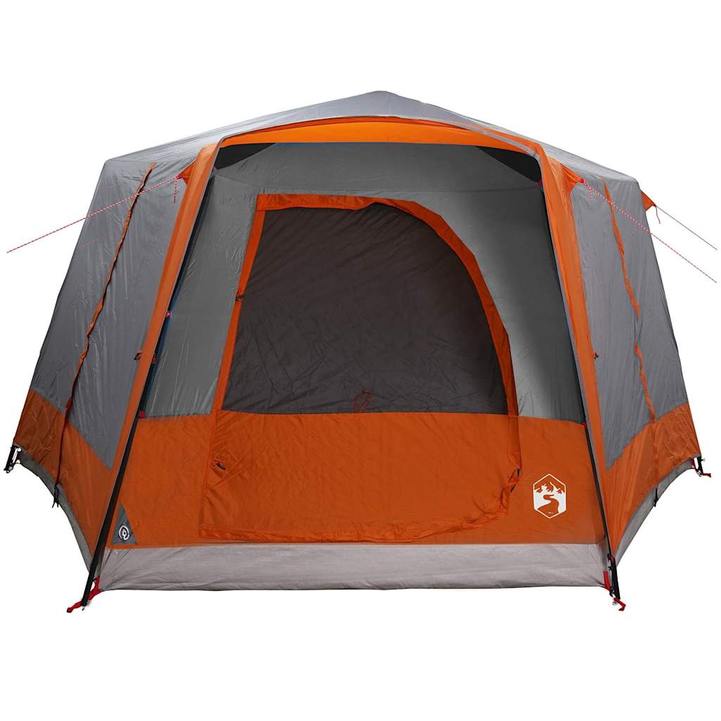 Tenda Capanna con tetto Grigio e arancione 333 x 317 x 194 cm 42004031