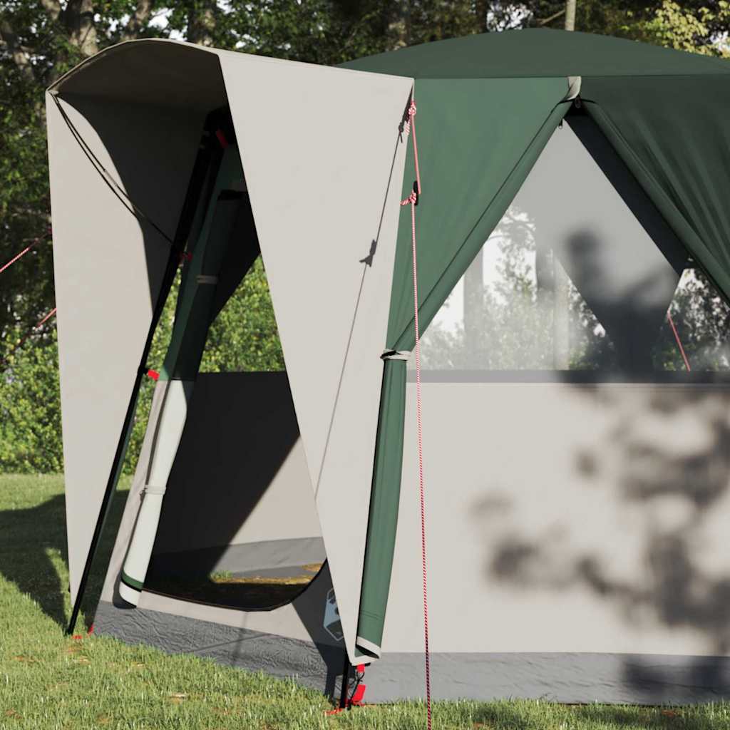 Tenda Capanna con tetto Verde e Bianco 320 x 320 x 203 cm 42004032